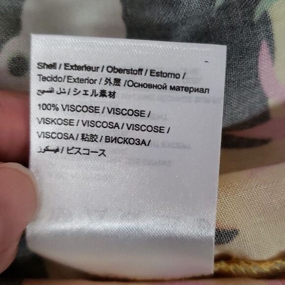 NWOT Farm Rio Tropical Toucan Rainbow Chic Feminine Wrap Blouse Size Small - Picture 7 of 9